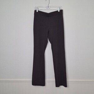 J Jill Boot Cut Leggings Sz S Elastic Waist Stretch Pima Modal Minimalist Gray